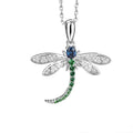Blue And Green Stone Dragonfly Jewelry In Three Product Formats view 6
