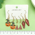 Halloween Charm Drop Earring Sets in Enamel and Antique Silver view 2