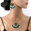 Green Pendant Set