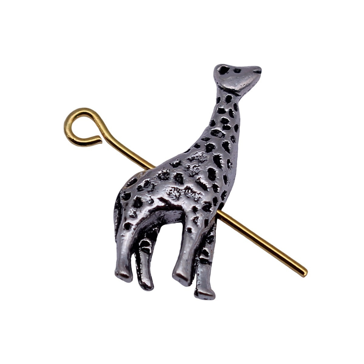 21x9mm 1.5g Antique Silver Zinc Alloy Giraffe Hole Beads for DIY Bracelet Jewelry Making