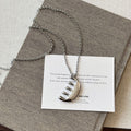 Silver Tone Necklace Trio With Sculptural Pendants view 6