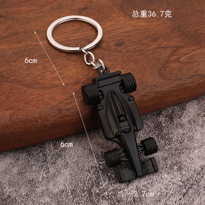 F1 Race Car Zinc Alloy Keychain Promotional Gift Accessory
