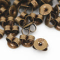Flower Shaped Metal Earring Backs in Seven Finish Options view 3