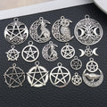 Antique Silver Star Metal Charms with 16 Listed Options view 1
