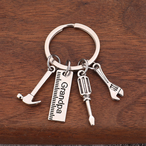 If Daddy Can't Fix It Hammer Wrench Zinc Alloy Keychain