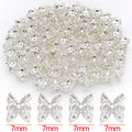 Three Shape Double Layer Metal Bead Caps Jewelry Findings view 6