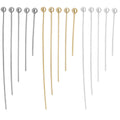 Metal Ball Head Pins in Five Lengths and Three Color Finishes view 5