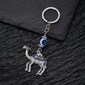 Silver Tone Animal Mermaid Butterfly Evil Eye Split Ring Keychains view 4