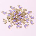 Tiny Crescent Moon Enamel Alloy Charms in Seven Colors view 9