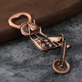 Motorcycle-Shaped Metal Bottle Opener in Four Finishes view 7