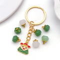 Three-Color Jade-Look Glass Pumpkin Charm Collection view 4