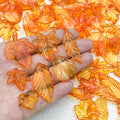Yellow Leaf Glossy Charms with 11 Listed Options for DIY Jewelry Making view 3