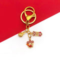 Red Lion Dance and Fu Character Metal Charms with 22 Listed Options view 3