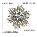 Baroque Starburst Crystal Gem Brooch Four Colorways view 8