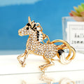 Mixed Jeweled Rainbow Unicorn and Running Pegasus Keychains in Four Options view 7