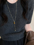 Stainless Geometric Pendant Necklace Assortment Multi Styles view 10