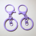 Colorful Double Lobster Clasp Keychain Connectors in Ten Colors view 10