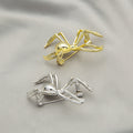 Gold and Silver Sculpted Spider Statement Novelty Brooch Pins view 2