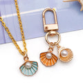 Colorful Shell Shell Charms for Jewelry and Craft Projects view 2