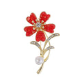Gold Tone Silver Tone Flower Seven Designs Metal Brooch Pin view 6