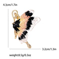 Painted Wing Fairy Brooch in Pink Blue or Black Accents view 8