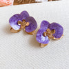 Purple Earrings