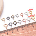 Metallic Spring Clasp Jewelry Findings with 14 Listed Options view 2