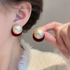Red Leopard Hoops