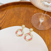 Pink Woven Rings