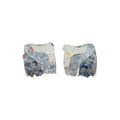 Gradient Geometric Crystal Stud Earrings in Three Colors view 5