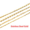 Gold Tone 2x1.6 mm