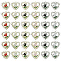 Yellow Heart Metal Charms with 6 Listed Options for DIY Jewelry Making view 5