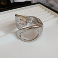 Two Open Geometric Cuff Designs In Gold Or Silver Tone view 8