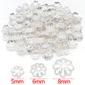 Openwork Metal Bead Caps in Three Diameters Jewelry Findings view 6
