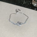 Silver Crystal Swan Tennis Bracelets Four Charm Styles view 8