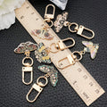 Six-Piece Vintage Moth and Butterfly Lobster Clasp Charm Assortment view 4