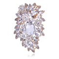 Flower Crystal Nine Designs Metal Brooch Pin for Jackets and Lapels view 6
