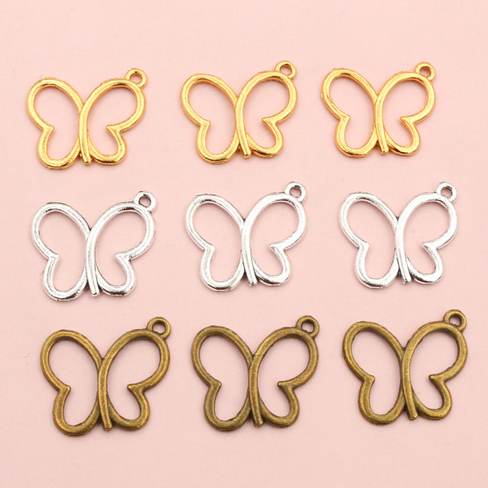Openwork Butterfly Charms In 4 Styles For Jewelry Making