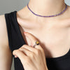 Purple Steel Necklace