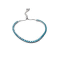 Silver Crystal Tennis Bracelets Ear Clips And Cherry Ring view 5