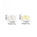 Enamel Double Bow Charms in Gold and Silver Tones, Six Colors view 2