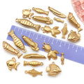 Gold-Tone Mermaid and Shell Shell Charms with 10 Listed Options view 4