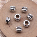 Double-Ring Large-Hole Spacer Bead in 1 Finish for Jewelry Making view 2