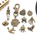 Gold-Tone Pumpkin and Bat Metal Charms with 25 Listed Options view 3