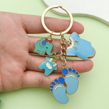 Baby Shower Charm Keychains in 14 Pictured Variations for Bags and Keys