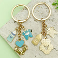 Baby Shower Charm Keychains Featuring Blue Heart Set Across 14 Pictured Variations view 3