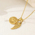 Gold Tone Symbol Pendant Necklaces in Five Designs view 5