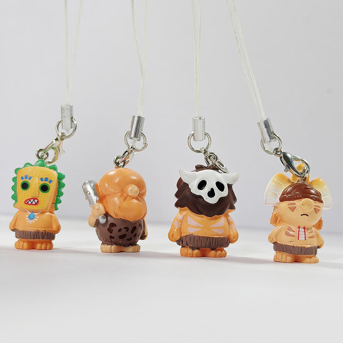 Tribal Character Resin Phone Strap Charms in Four Designs
