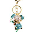 Jeweled Koala Keychain Holding a Green Eucalyptus Branch view 5