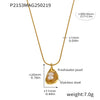 Gold Pearl Pendant
